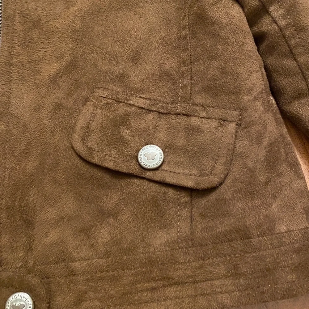 Baby Gap faux suede girls jacket size 5